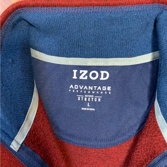 COPY - Men’s Izod Sweater Size Large with Pockets - Picture 2 of 2